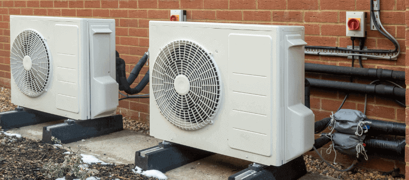 air source heat pumps